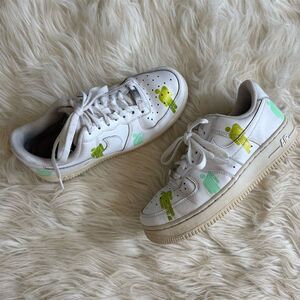 Custom Nike Air Force 1 Sneakers Multicolor Size 7 Unisex‎